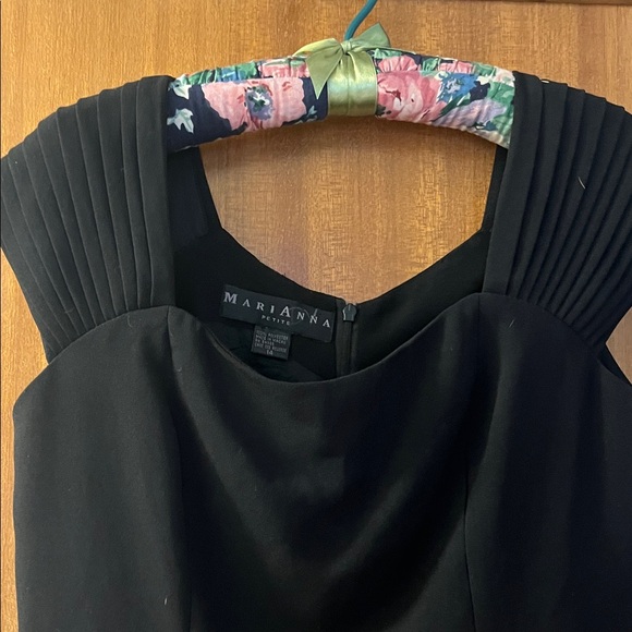 Mariana Petite Black Dress - Picture 2 of 5